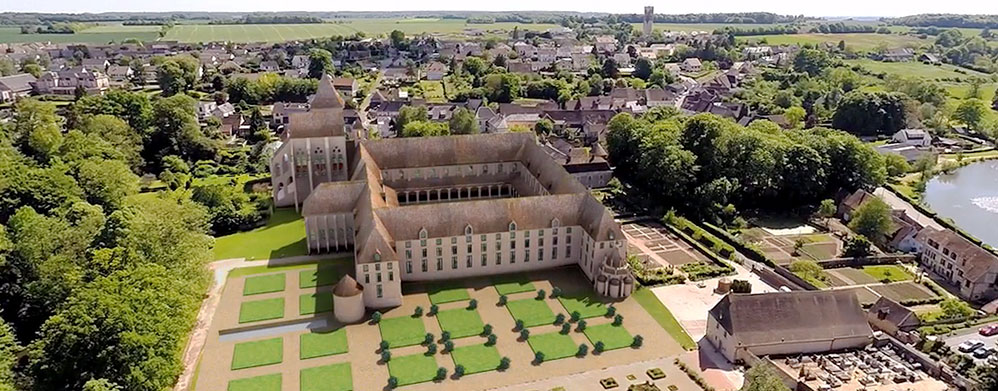 Abbaye de Tiron 3D